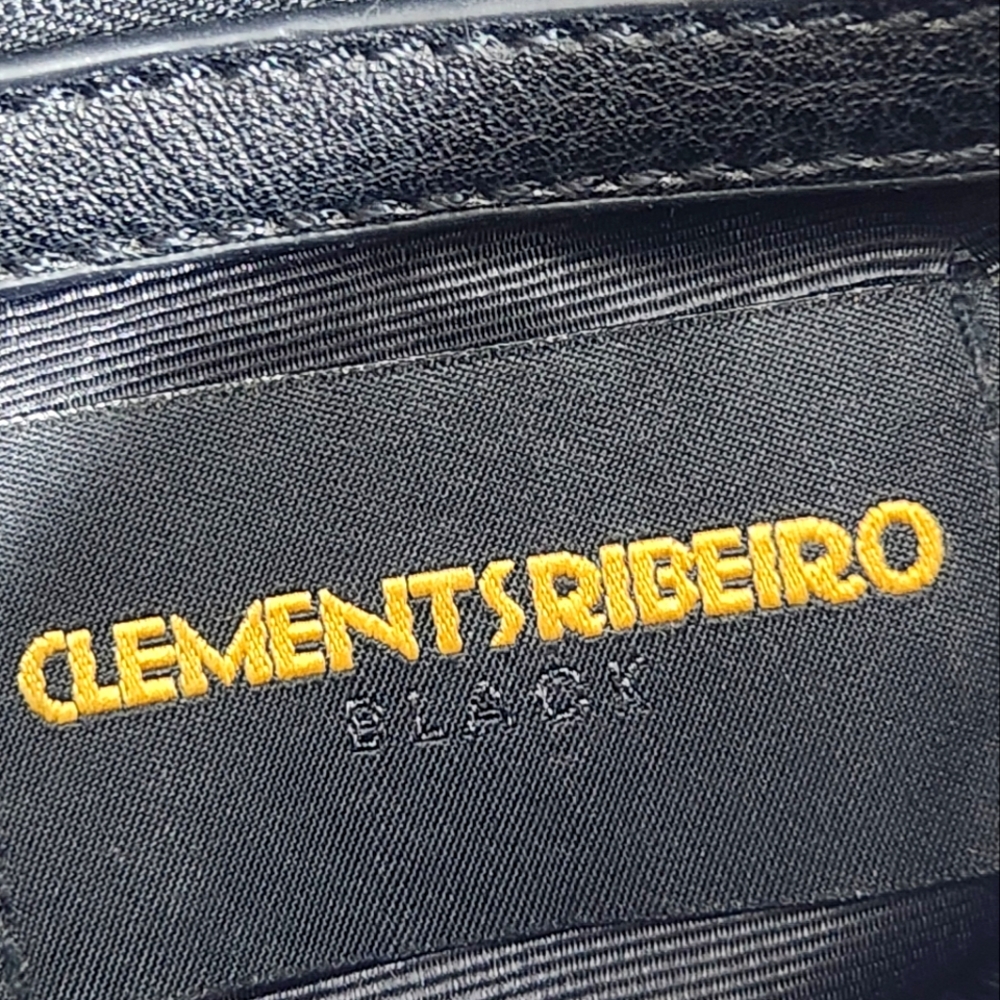 CLEMENTS RIBEIRO Black Leather Crossbody - Picture 13 of 13